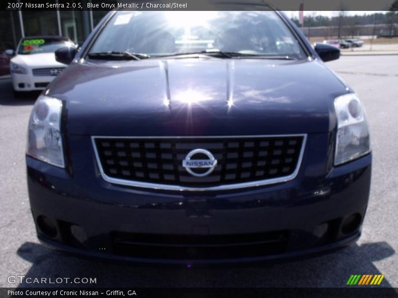 Blue Onyx Metallic / Charcoal/Steel 2007 Nissan Sentra 2.0 S