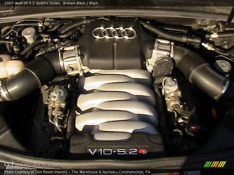 Brilliant Black / Black 2007 Audi S6 5.2 quattro Sedan