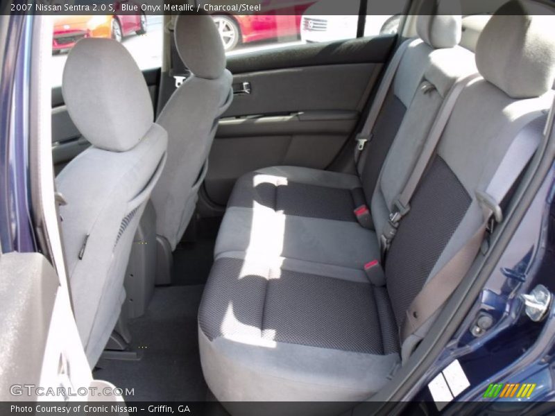Blue Onyx Metallic / Charcoal/Steel 2007 Nissan Sentra 2.0 S