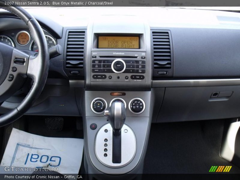 Blue Onyx Metallic / Charcoal/Steel 2007 Nissan Sentra 2.0 S