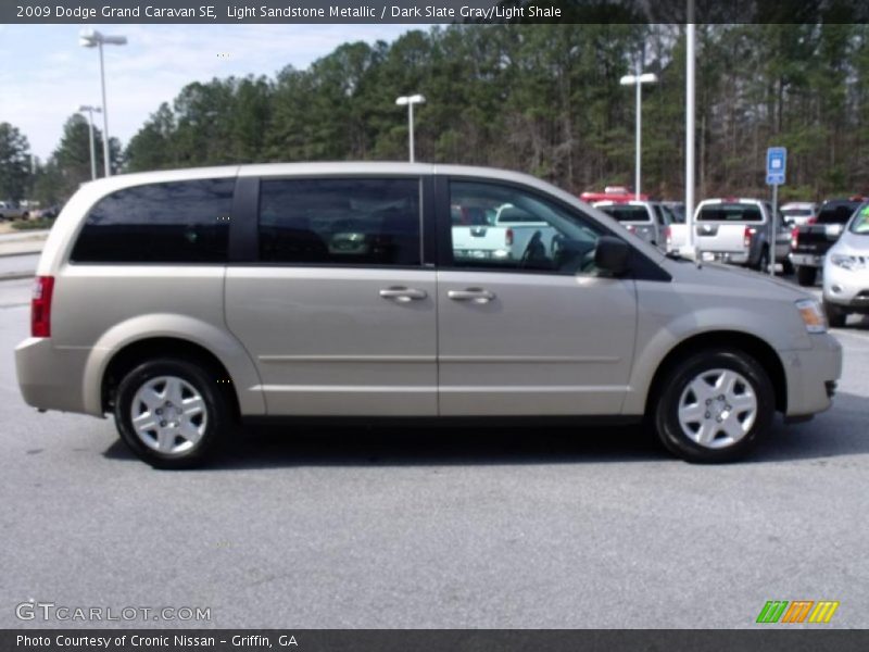 Light Sandstone Metallic / Dark Slate Gray/Light Shale 2009 Dodge Grand Caravan SE