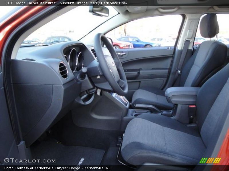 Sunburst Orange Pearl / Dark Slate Gray 2010 Dodge Caliber Mainstreet