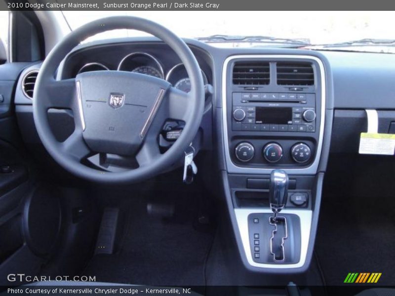 Sunburst Orange Pearl / Dark Slate Gray 2010 Dodge Caliber Mainstreet