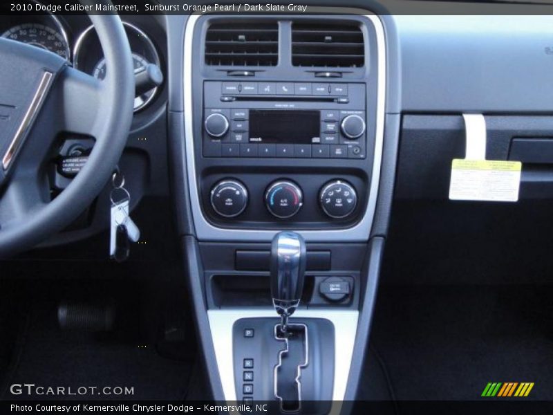 Sunburst Orange Pearl / Dark Slate Gray 2010 Dodge Caliber Mainstreet