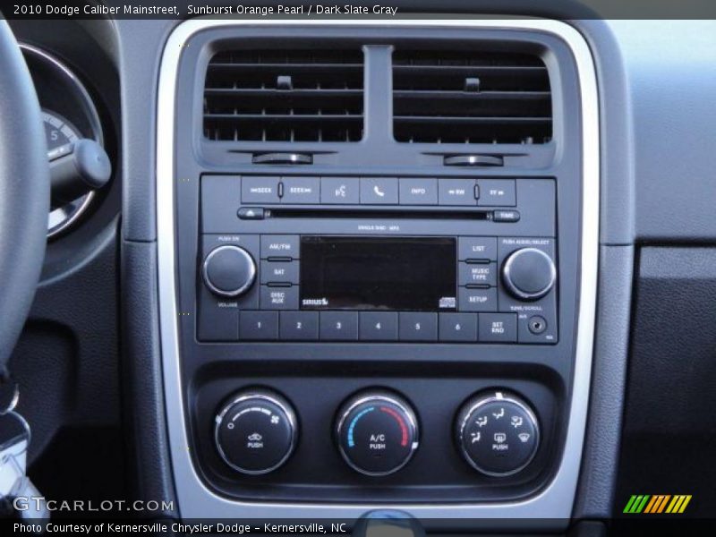 Sunburst Orange Pearl / Dark Slate Gray 2010 Dodge Caliber Mainstreet