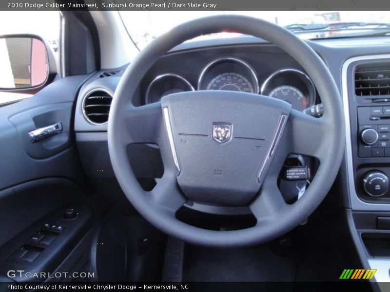 Sunburst Orange Pearl / Dark Slate Gray 2010 Dodge Caliber Mainstreet