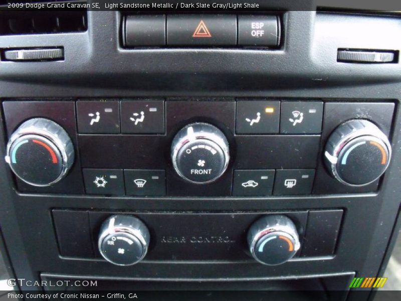 Light Sandstone Metallic / Dark Slate Gray/Light Shale 2009 Dodge Grand Caravan SE