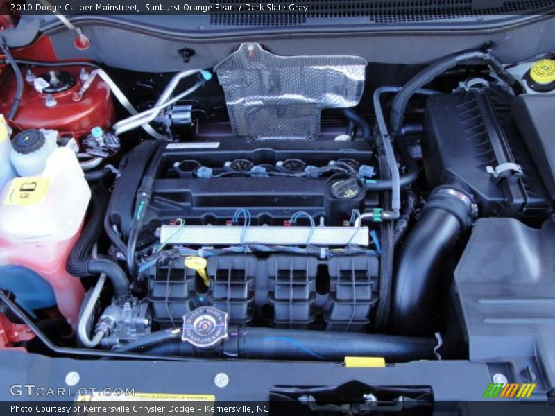 Sunburst Orange Pearl / Dark Slate Gray 2010 Dodge Caliber Mainstreet