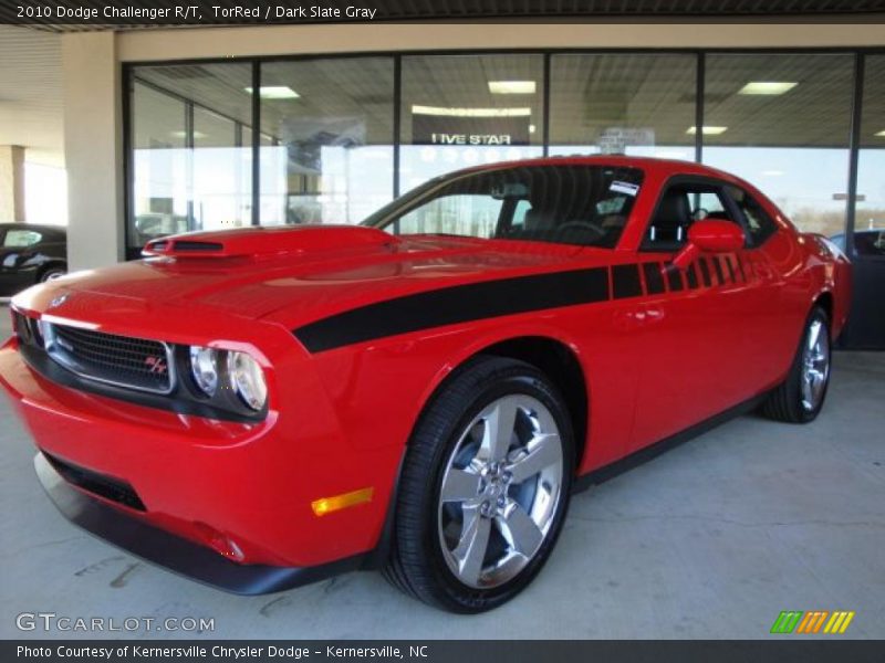 TorRed / Dark Slate Gray 2010 Dodge Challenger R/T