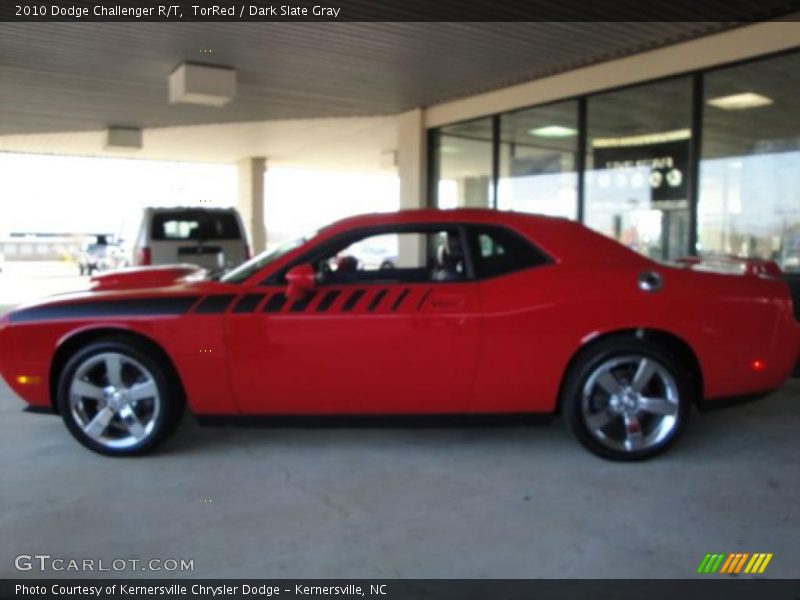 TorRed / Dark Slate Gray 2010 Dodge Challenger R/T