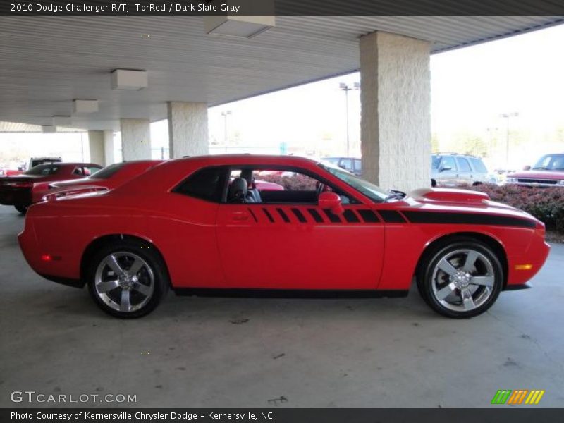 TorRed / Dark Slate Gray 2010 Dodge Challenger R/T