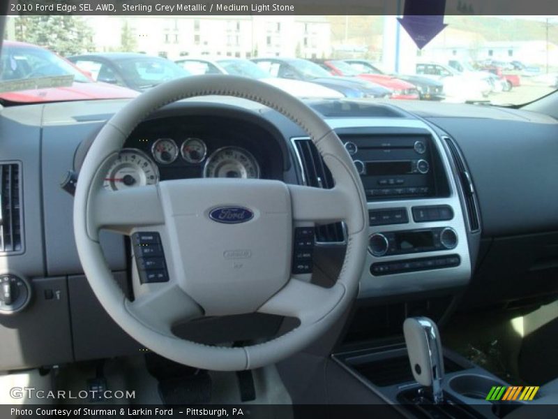 Sterling Grey Metallic / Medium Light Stone 2010 Ford Edge SEL AWD