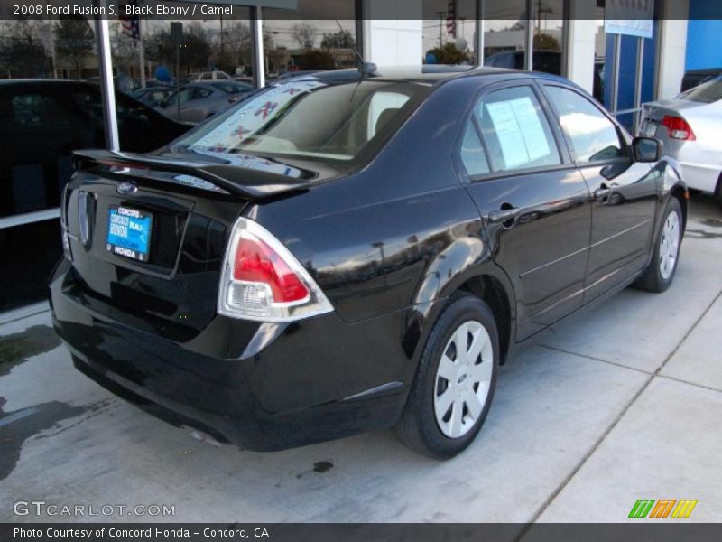 Black Ebony / Camel 2008 Ford Fusion S