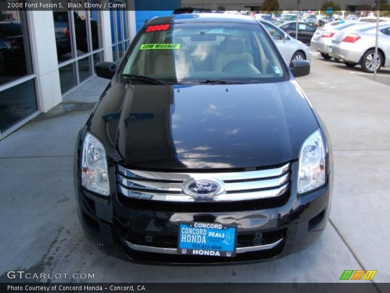 Black Ebony / Camel 2008 Ford Fusion S