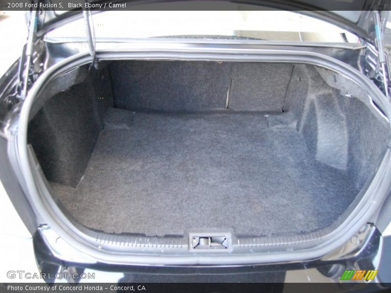 Black Ebony / Camel 2008 Ford Fusion S
