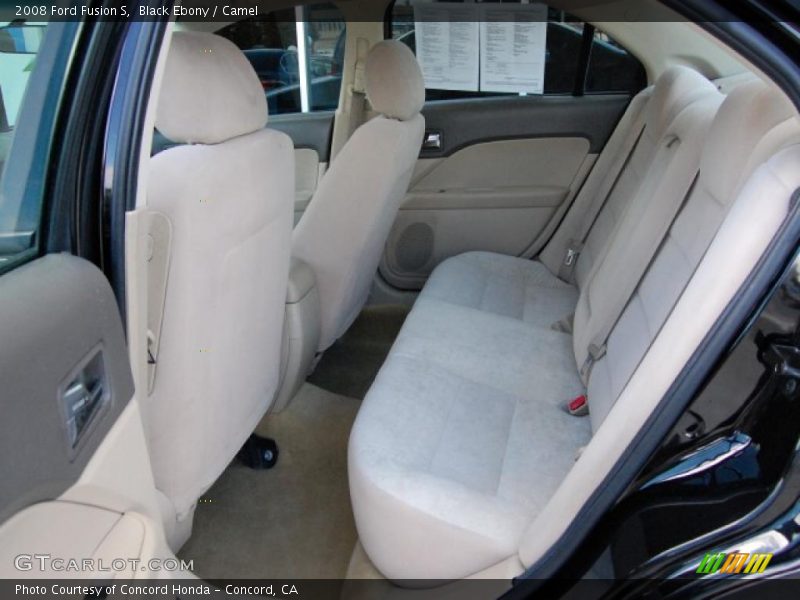 Black Ebony / Camel 2008 Ford Fusion S