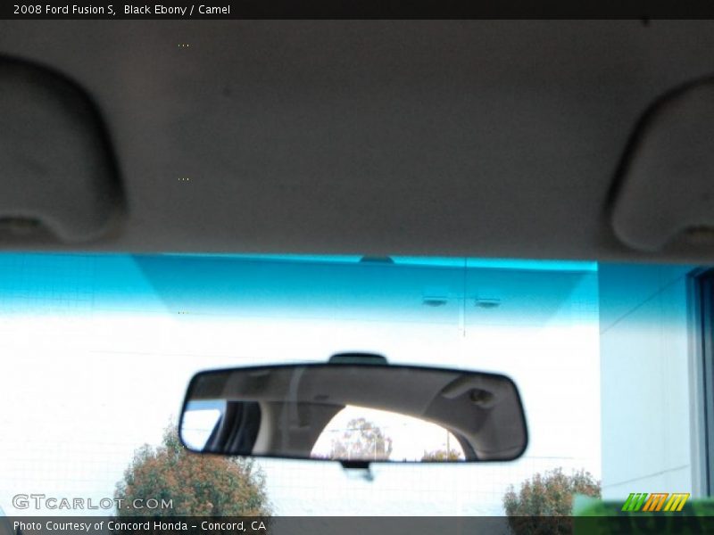 Black Ebony / Camel 2008 Ford Fusion S