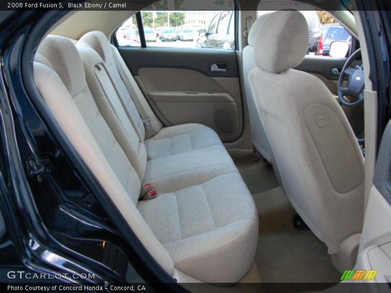 Black Ebony / Camel 2008 Ford Fusion S