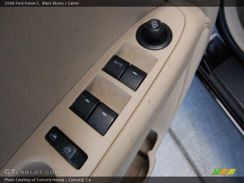Black Ebony / Camel 2008 Ford Fusion S