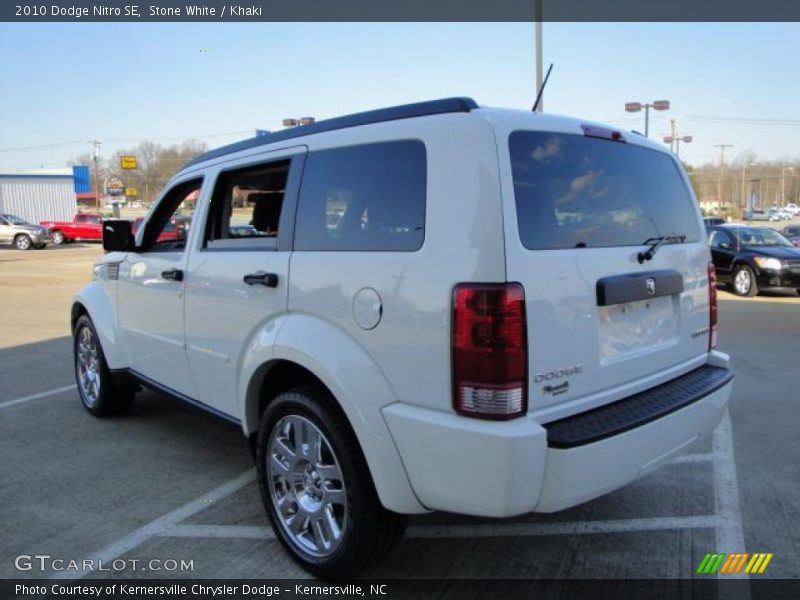 Stone White / Khaki 2010 Dodge Nitro SE