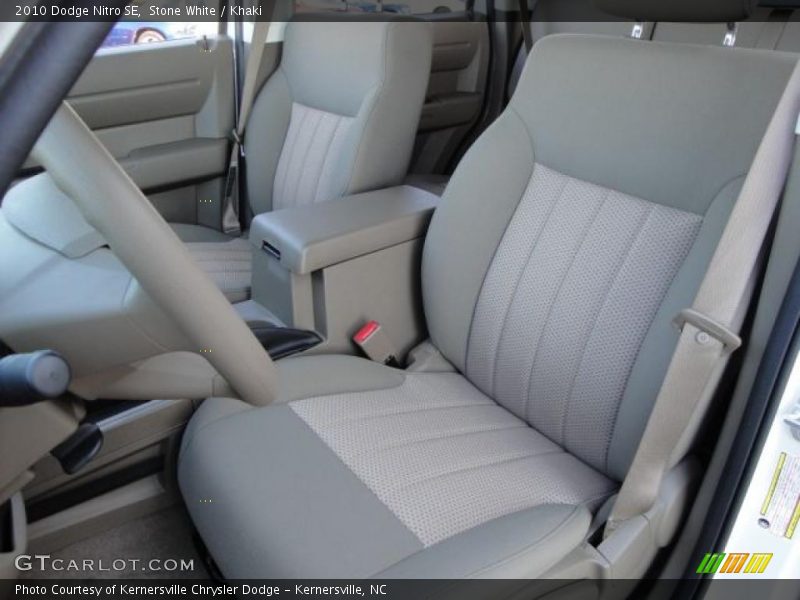 Stone White / Khaki 2010 Dodge Nitro SE