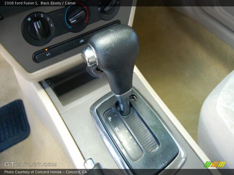 Black Ebony / Camel 2008 Ford Fusion S