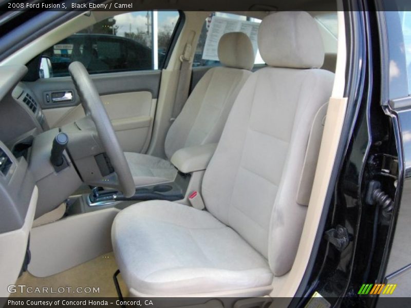 Black Ebony / Camel 2008 Ford Fusion S