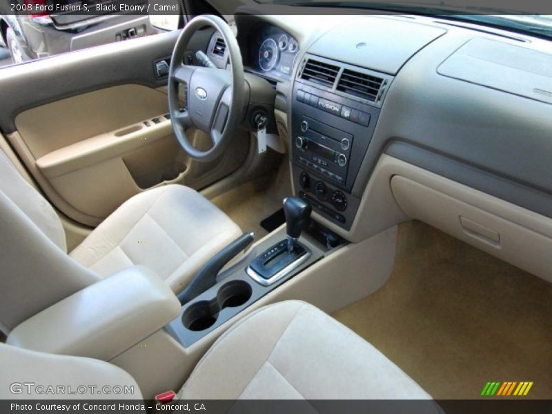 Black Ebony / Camel 2008 Ford Fusion S