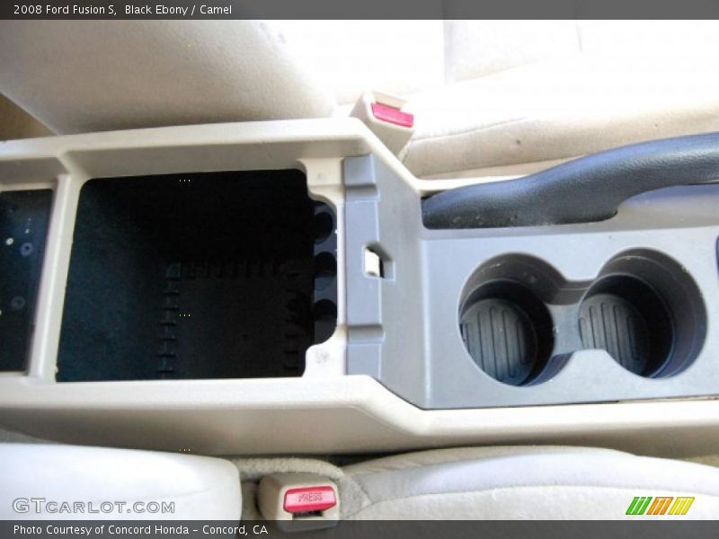 Black Ebony / Camel 2008 Ford Fusion S