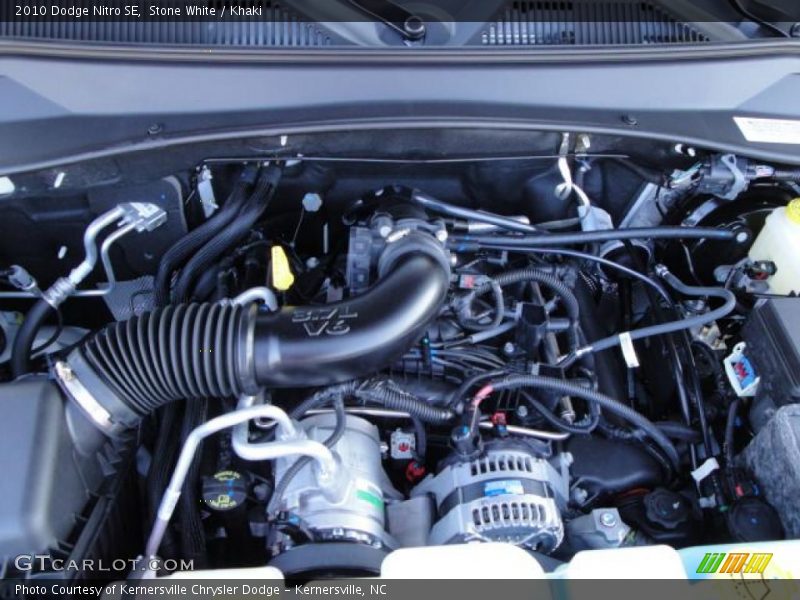 Stone White / Khaki 2010 Dodge Nitro SE