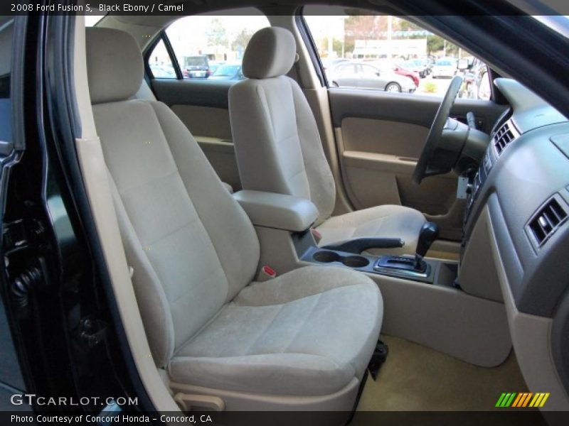 Black Ebony / Camel 2008 Ford Fusion S