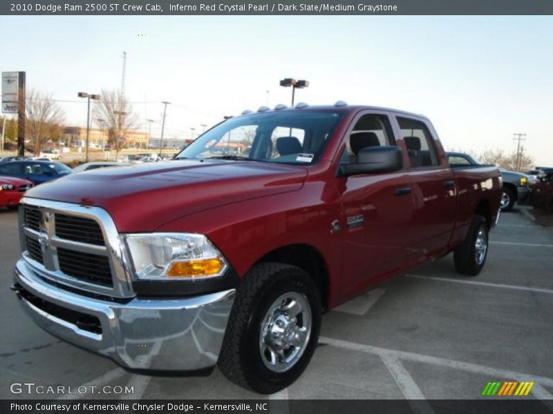 Inferno Red Crystal Pearl / Dark Slate/Medium Graystone 2010 Dodge Ram 2500 ST Crew Cab