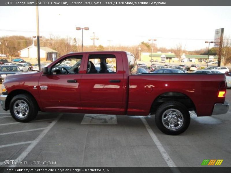 Inferno Red Crystal Pearl / Dark Slate/Medium Graystone 2010 Dodge Ram 2500 ST Crew Cab
