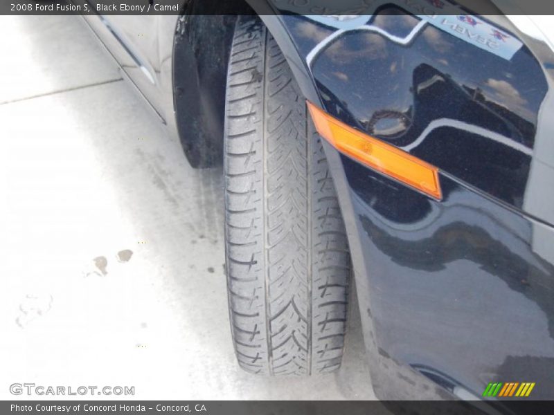 Black Ebony / Camel 2008 Ford Fusion S