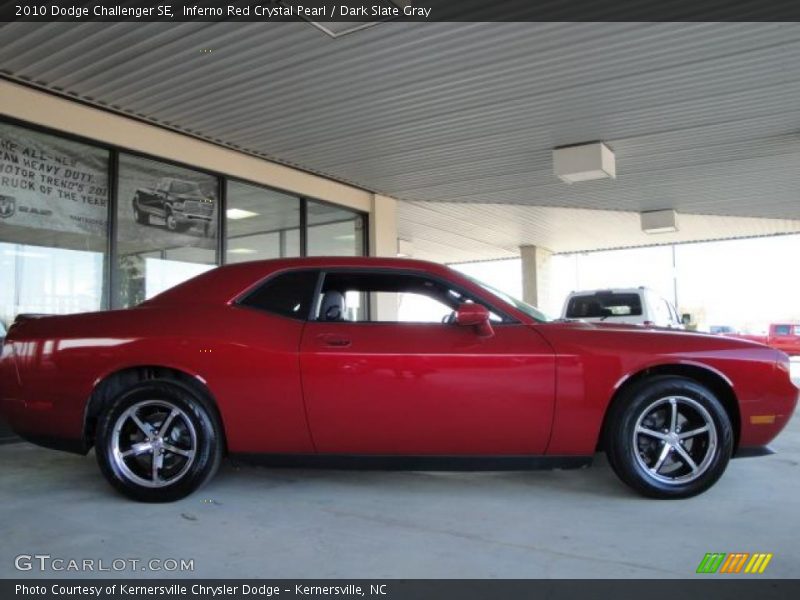 Inferno Red Crystal Pearl / Dark Slate Gray 2010 Dodge Challenger SE