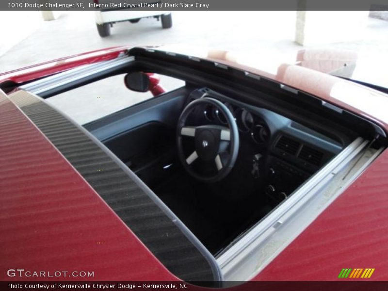 Inferno Red Crystal Pearl / Dark Slate Gray 2010 Dodge Challenger SE