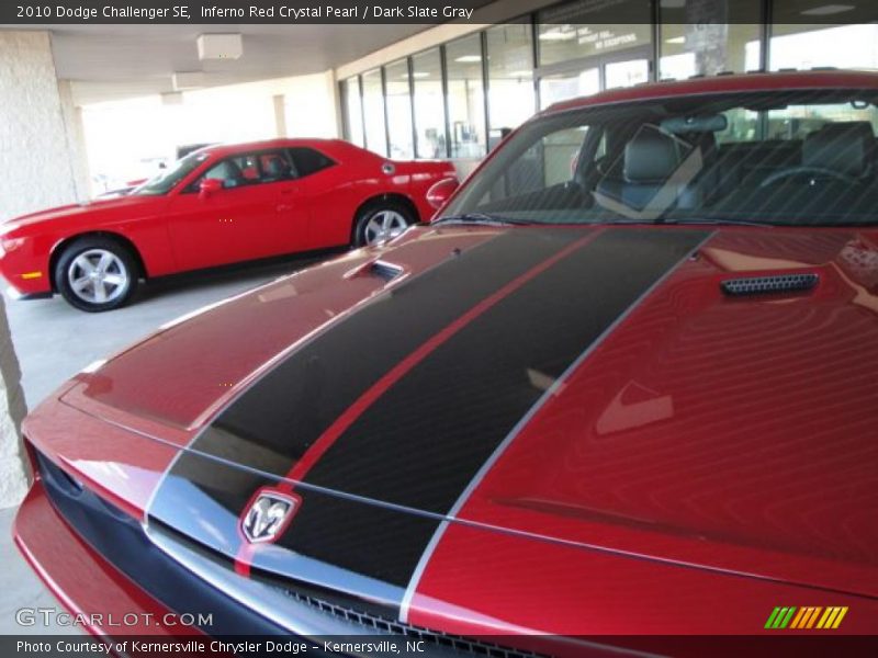 Inferno Red Crystal Pearl / Dark Slate Gray 2010 Dodge Challenger SE