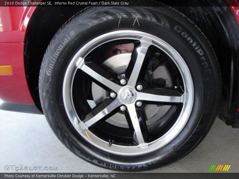 Inferno Red Crystal Pearl / Dark Slate Gray 2010 Dodge Challenger SE