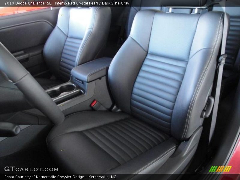 Inferno Red Crystal Pearl / Dark Slate Gray 2010 Dodge Challenger SE