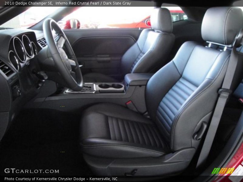 Inferno Red Crystal Pearl / Dark Slate Gray 2010 Dodge Challenger SE