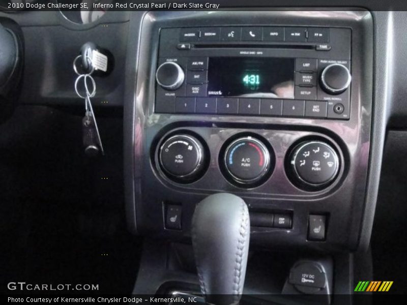 Inferno Red Crystal Pearl / Dark Slate Gray 2010 Dodge Challenger SE
