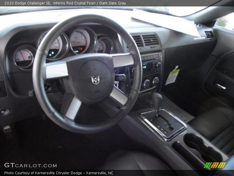 Inferno Red Crystal Pearl / Dark Slate Gray 2010 Dodge Challenger SE
