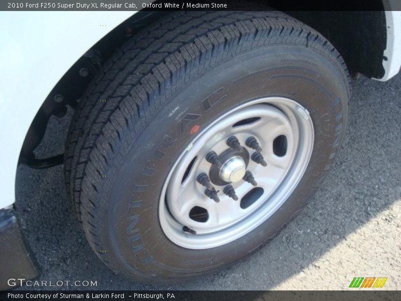 Oxford White / Medium Stone 2010 Ford F250 Super Duty XL Regular Cab