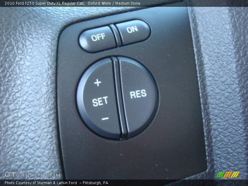 Oxford White / Medium Stone 2010 Ford F250 Super Duty XL Regular Cab