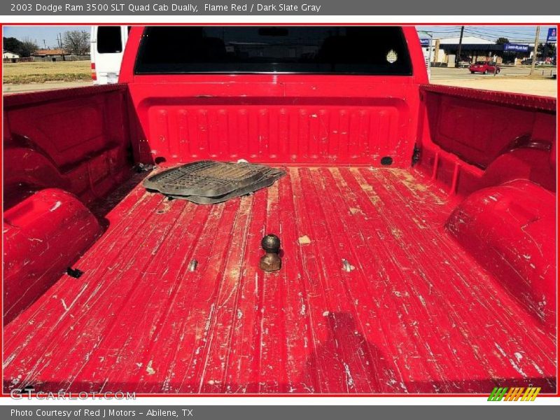 Flame Red / Dark Slate Gray 2003 Dodge Ram 3500 SLT Quad Cab Dually