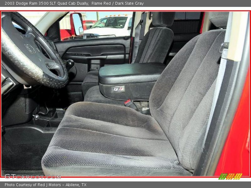 Flame Red / Dark Slate Gray 2003 Dodge Ram 3500 SLT Quad Cab Dually