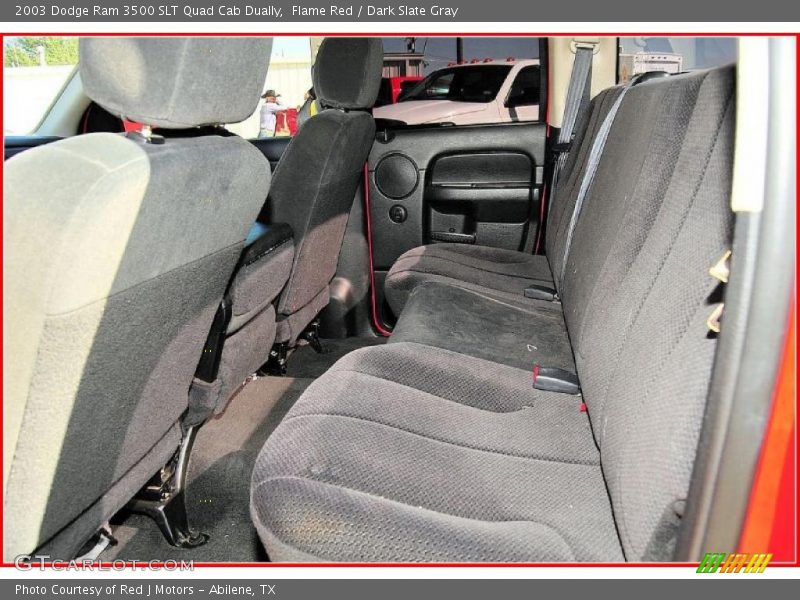Flame Red / Dark Slate Gray 2003 Dodge Ram 3500 SLT Quad Cab Dually