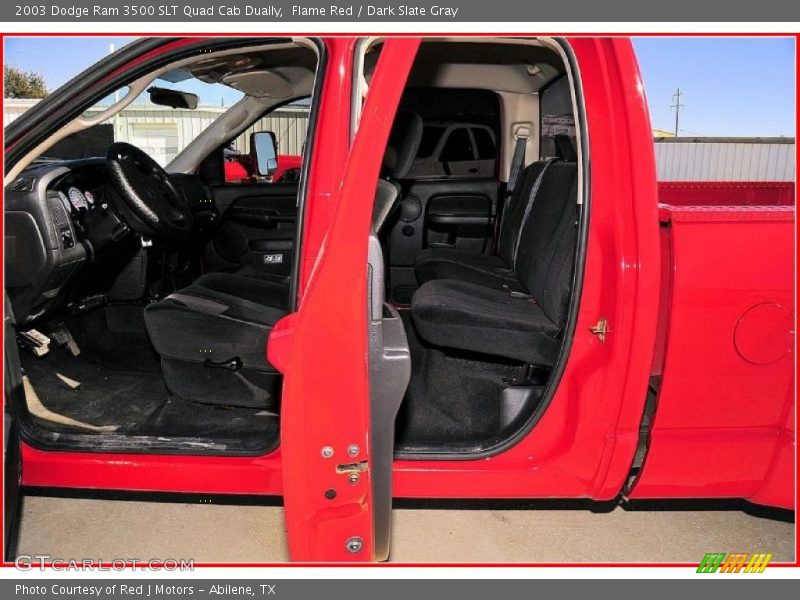 Flame Red / Dark Slate Gray 2003 Dodge Ram 3500 SLT Quad Cab Dually