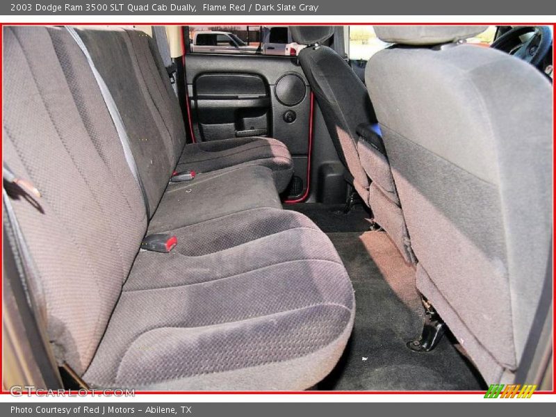 Flame Red / Dark Slate Gray 2003 Dodge Ram 3500 SLT Quad Cab Dually