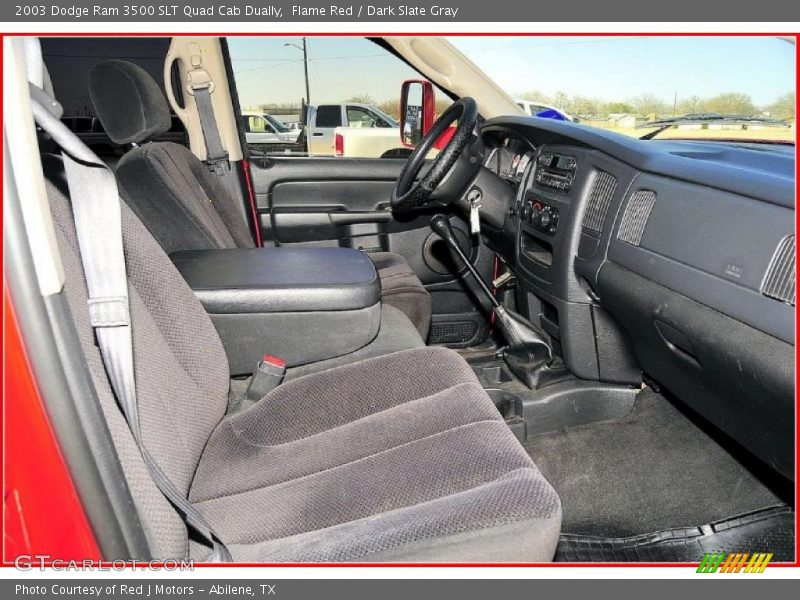 Flame Red / Dark Slate Gray 2003 Dodge Ram 3500 SLT Quad Cab Dually